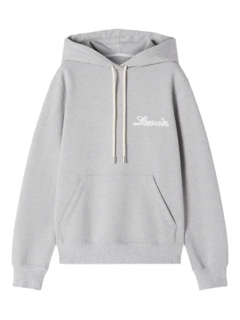 Lanvin logo-print hooded
