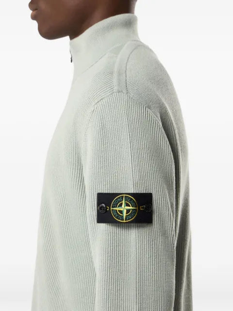 Stone Island 5100126 ribbed soft organic cotton sweatshirt