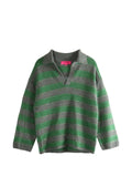 The Elder Statesman striped V-neck sweater
