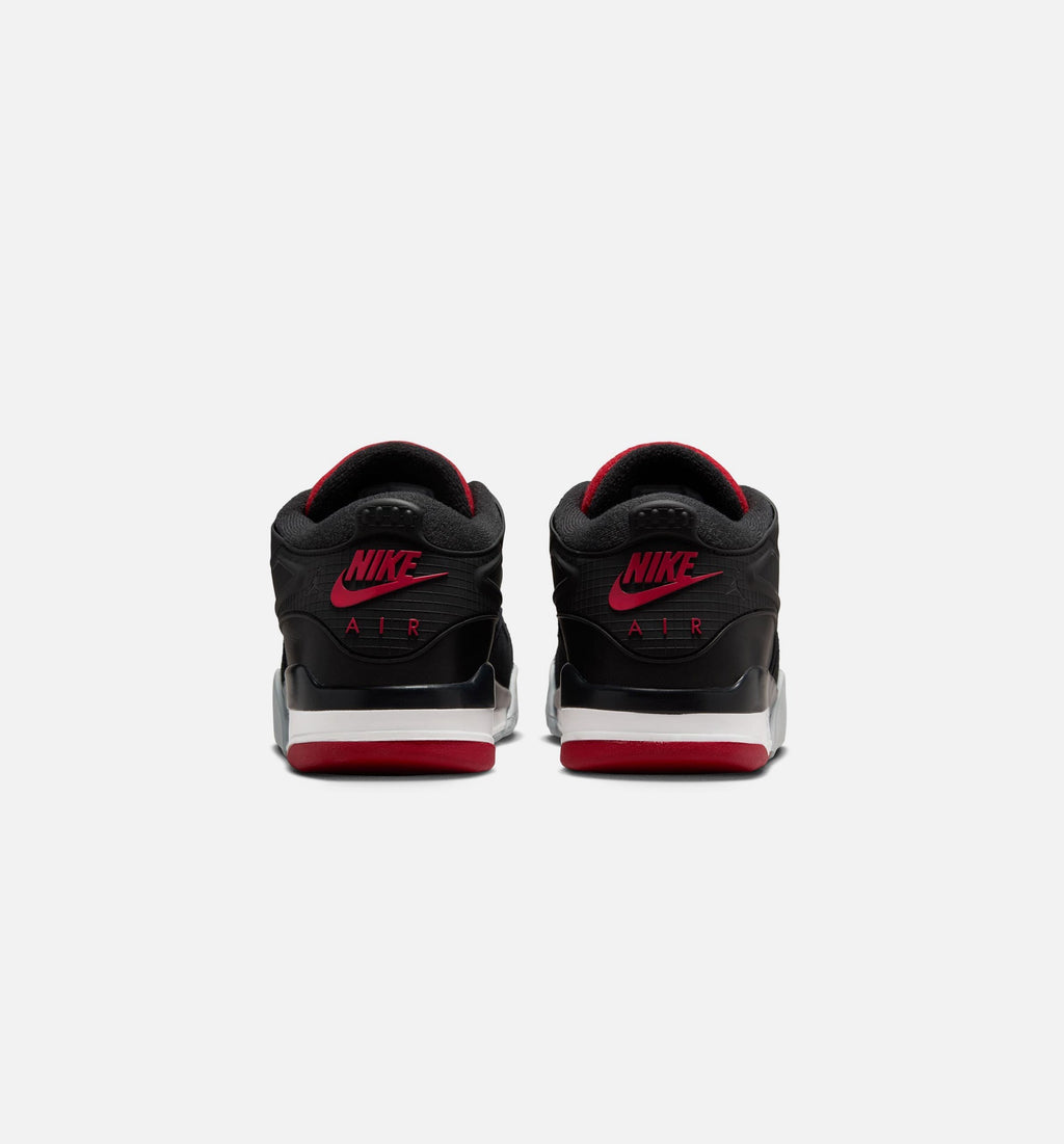 Air Jordan 4 RM Men's Sneakers - Black Wolf Grey White Varsity Red