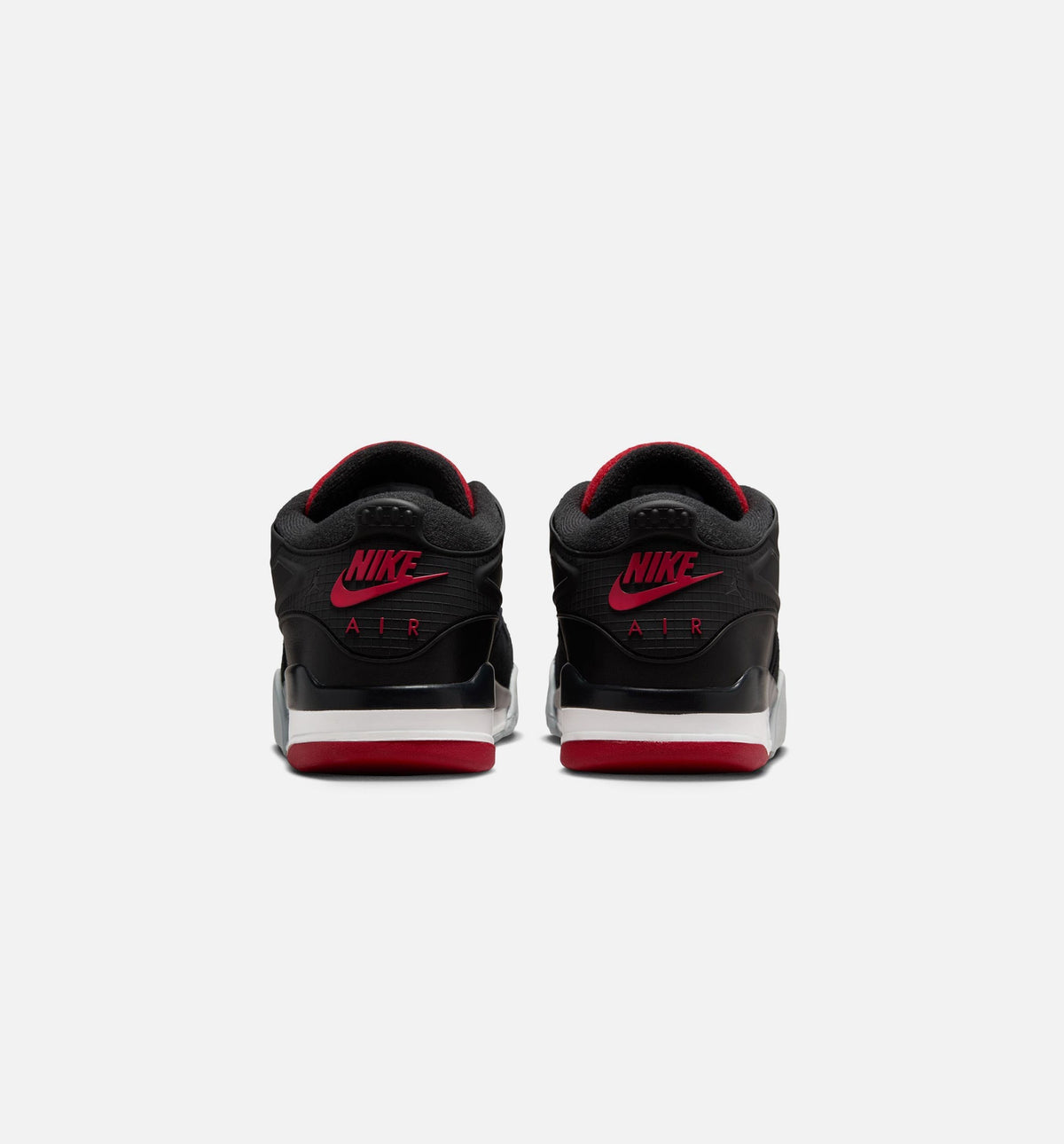 Air Jordan 4 RM Men's Sneakers - Black Wolf Grey White Varsity Red