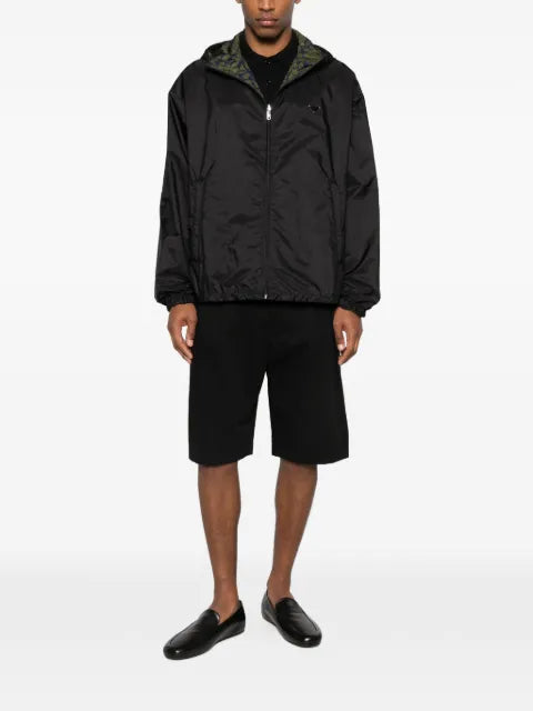 Prada logo-plaque jacket
