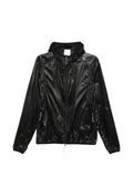 ROA hooded zip-fastening jacket