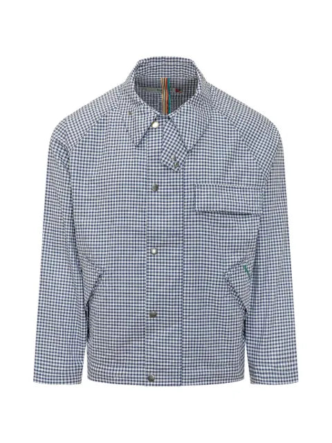 Barbour x Paul Smith gingham-pattern shirt jacket