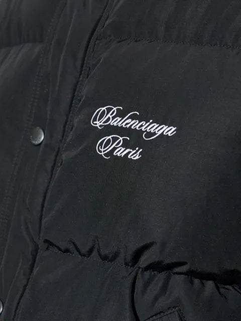 Balenciaga logo quilted puffer jacket