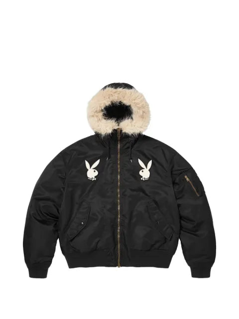 Supreme x Playboy logo-appliqué jacket