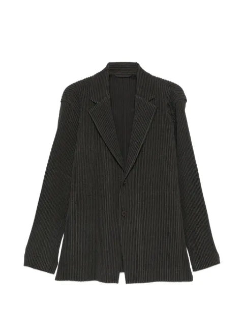 Homme Plissé Issey Miyake pleated single-breasted blazer