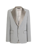 Dolce & Gabbana Sicilia light single-breasted micro-rib tuxedo jacket