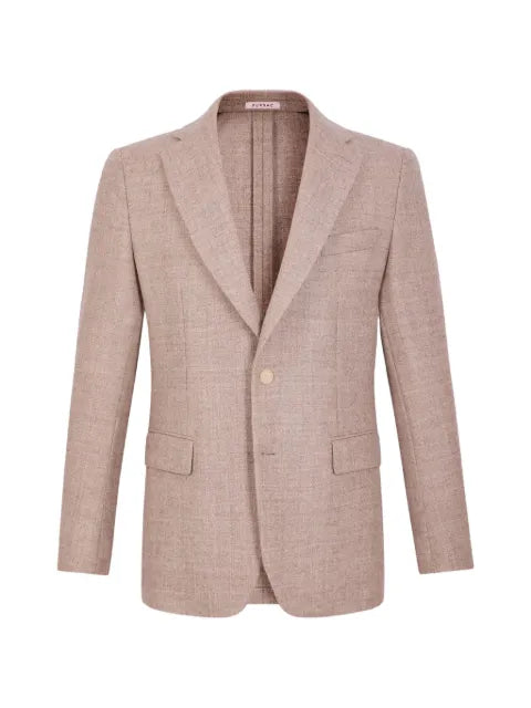 FURSAC herringbone virgin-wool blazer