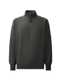 C.P. Company diagonal raised fleece Lens half zip sweatshirt