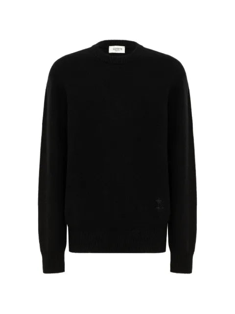 Laneus star-embroidered crew-neck sweater
