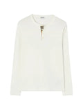Burberry long-sleeve cotton top