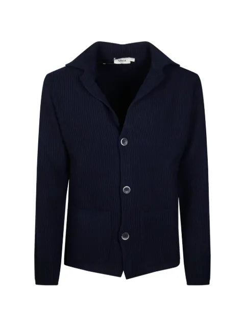 Altea ribbed-knit notched-lapels sweater