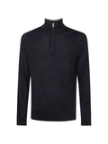 Paul Smith washable merino wool zip-neck sweater