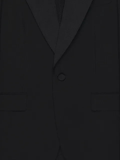 Givenchy single-breasted deconstructed jacket in wool and mohair