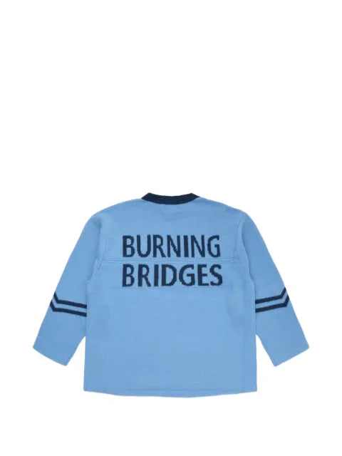 SON OF THE CHEESE Henny intarsia-knit sweater