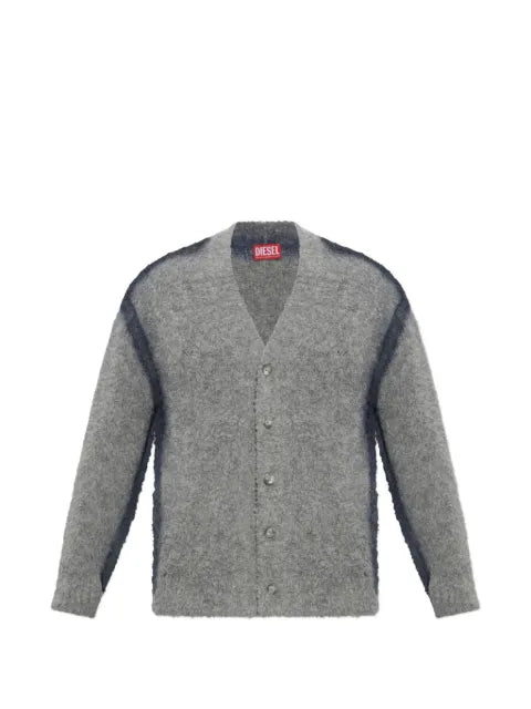 Diesel K-Remo brushed-knit cardigan