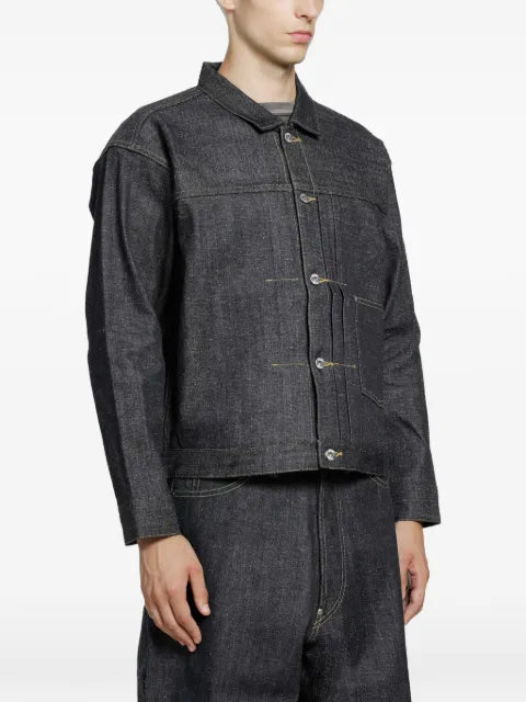 TAIGA TAKAHASHI Lot.703 pleated denim jacket