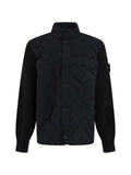 Stone Island quilted knitted-sleeve jacket