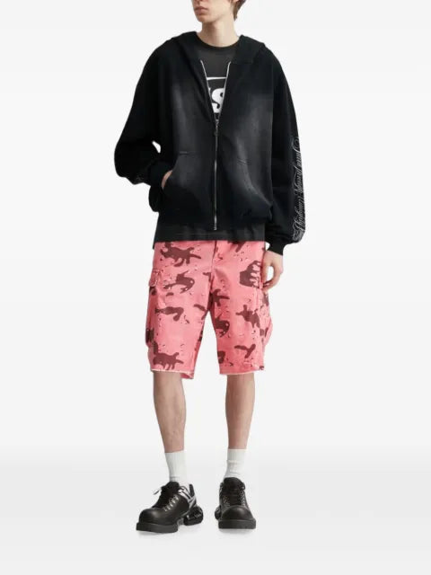 HELLSTAR stud-embellished graphic-print hoodie
