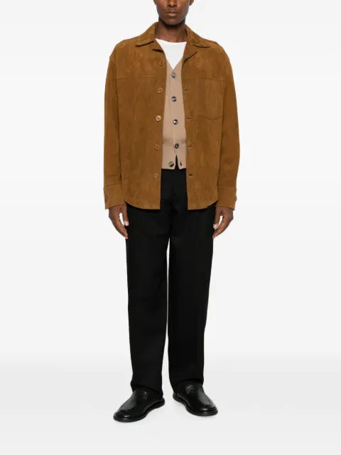 AMI Paris Ami de Coeur suede jacket