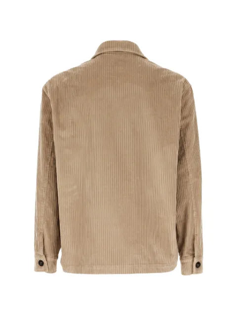 Cruna corduroy chest-pocket jacket