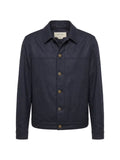 Jacob Cohën logo-patch button-up jacket