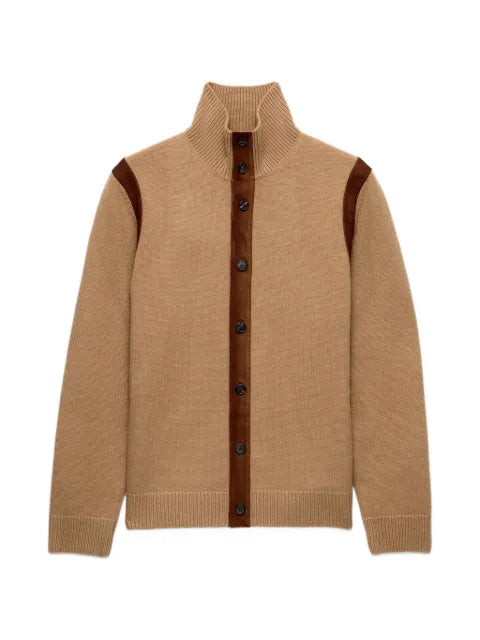 Prada contrast-trim cardigan