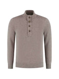 Gran Sasso button-fastening high-neck sweater