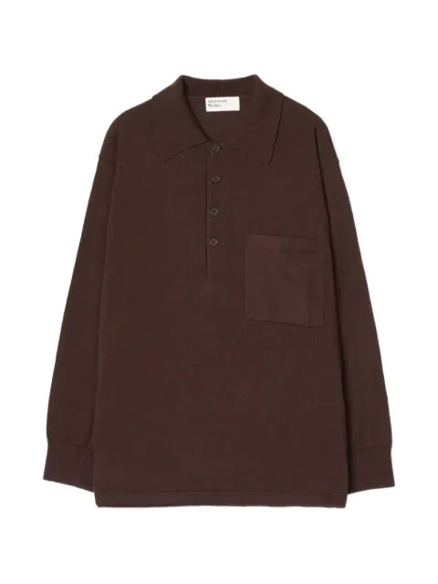 Universal Works button-down merino wool sweater