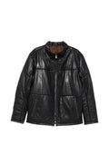 SERGIO MORETTI FIRENZE quilted leather jacket