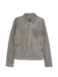 Giorgio Brato washed leather jacket