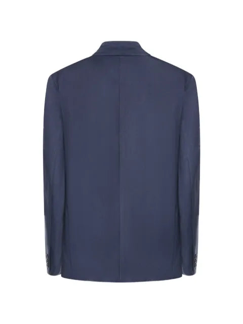 Hed Mayner stand-up collar single-breasted blazer