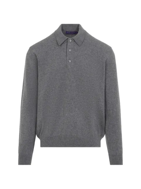 Ralph Lauren Purple Label cashmere polo sweater