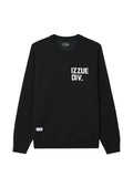 izzue logo-intarsia sweatshirt