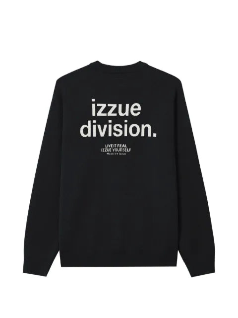 izzue logo-intarsia sweatshirt