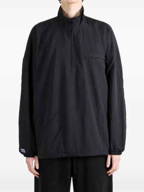 Willy Chavarria Willy quarter-zip logo-patch jacket