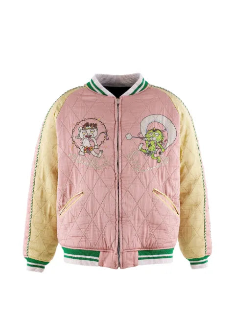 Takashi Murakami reversible embroidered bomber jacket