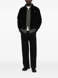 Lacoste corduroy logo-patch jacket