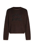 Daily Paper Mole Dias logo-patch ribbed-knit sweater