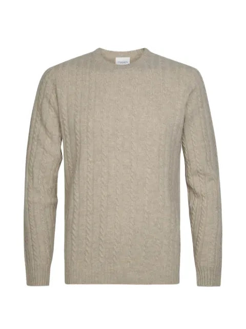 Profuomo cable-knit sweater