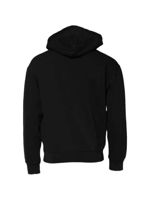 Dolce & Gabbana logo-plaque zip-up hoodie