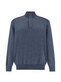 Paul & Shark merino wool half-zip sweater
