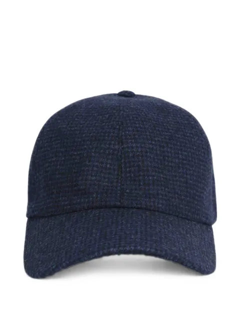 Borsalino Hiker houndstooth wool baseball cap