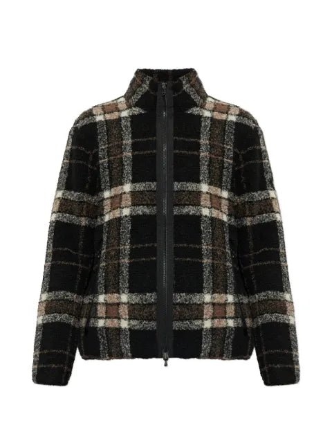BOGNER Kristian check fleece jacket