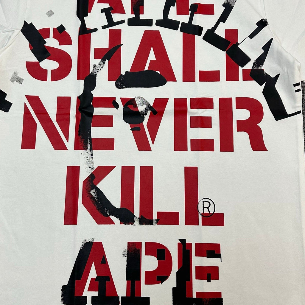 BAPE SS25 "Ape Shall Never Kill Ape" Oversized Heavyweight Unisex T-Shirt