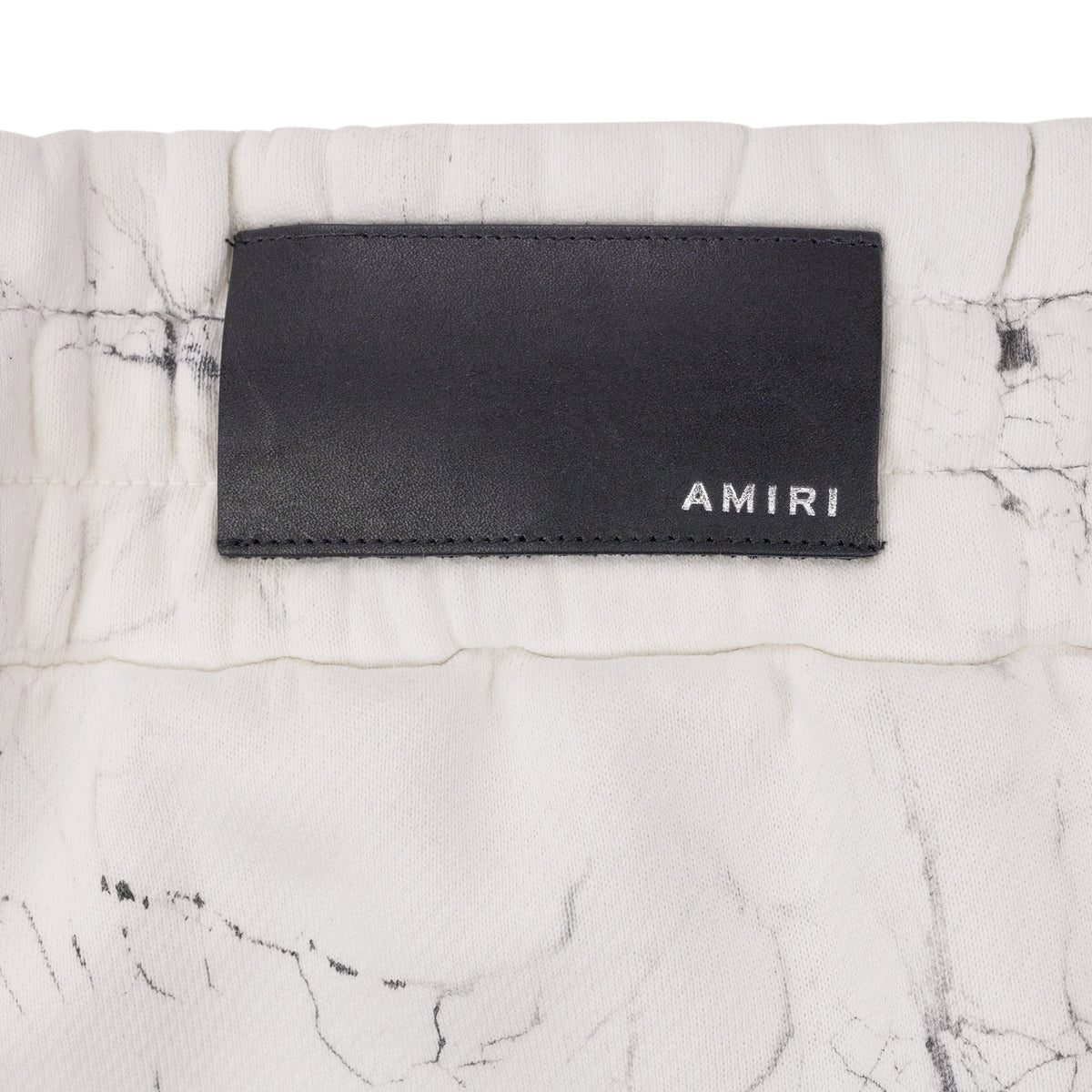 White Cracked Dye Logo Sweatpants