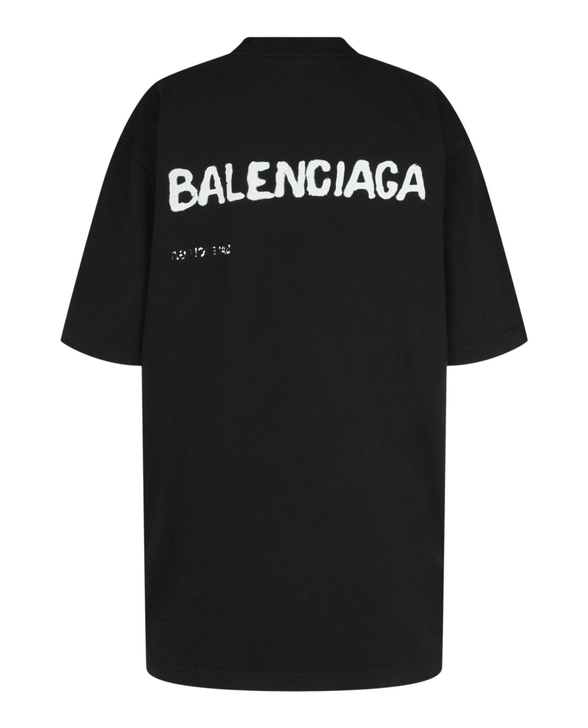 Balenciaga Womens Oversized Hand Drawn T-Shirt