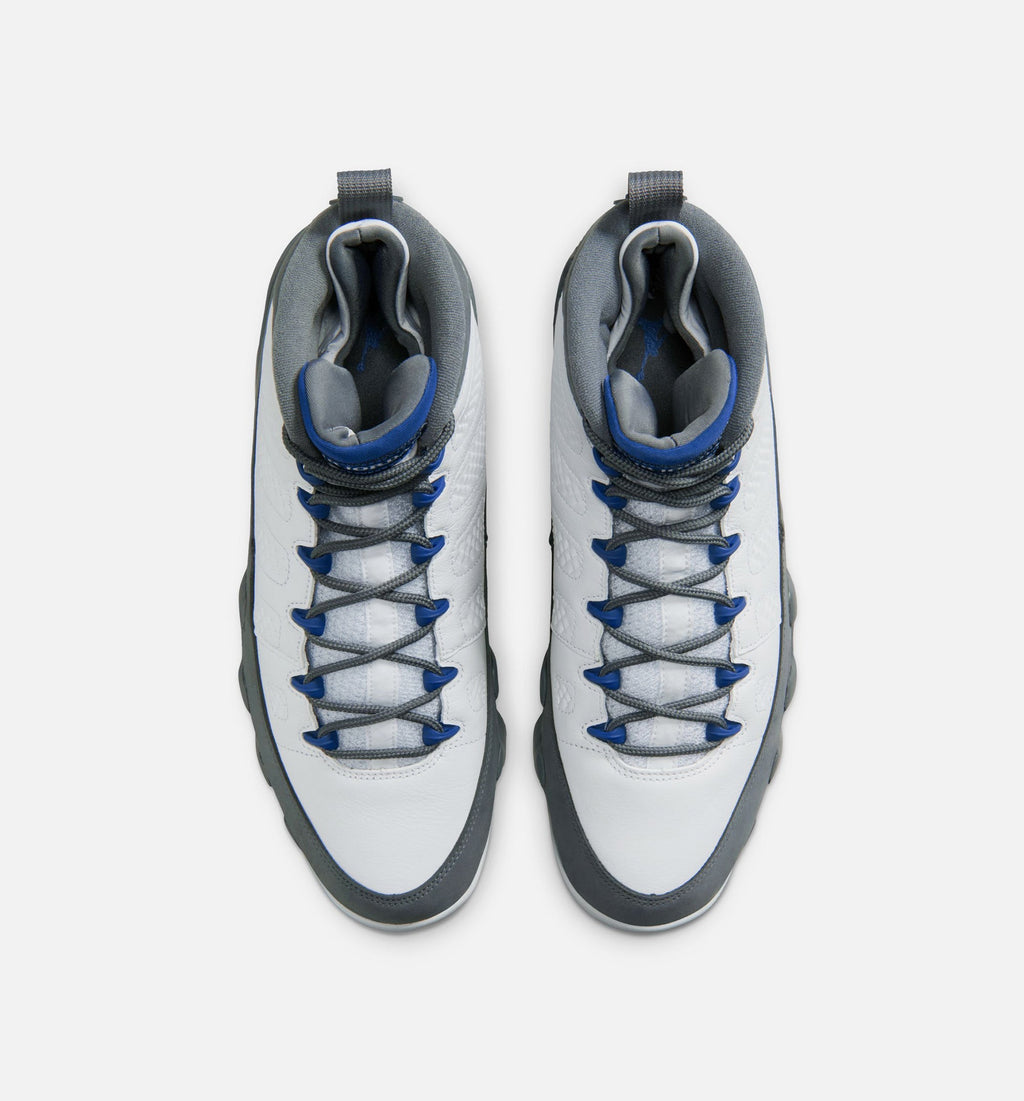 Air Jordan 9 Retro Flint Grey and French Blue Men's Sneakers