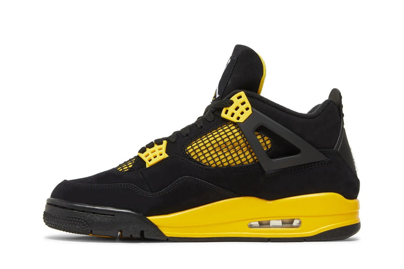 Air Jordan 4 Retro 'Thunder' (2023) – Black & Tour Yellow AJ4 | The Most Electric AJ4 Colorway in Its Most Faithful Modern Retro